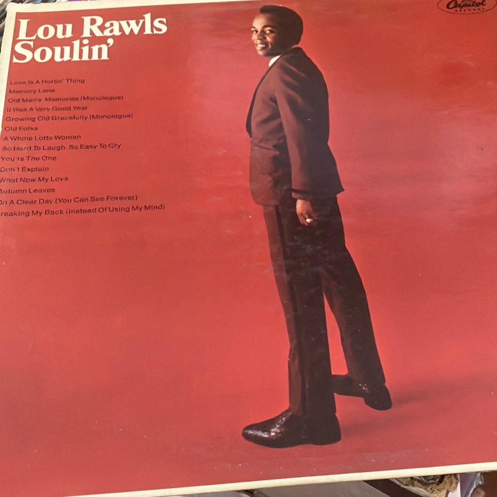 Lou Rawls Soulin' Vinyl Record